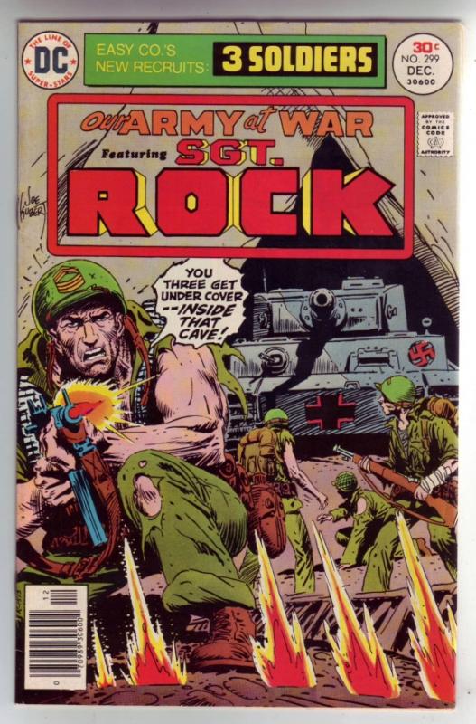 Our Army at War #299 (Dec-76) VG/FN Mid-Grade Easy Company, Sgt. Rock