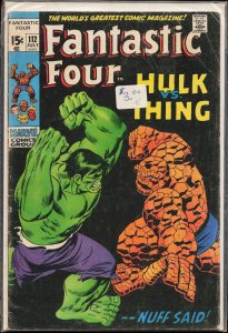 Fantastic Four #112 (1971) Fantastic Four