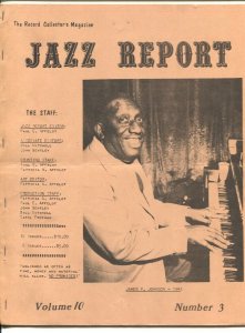Jazz Report Vol 10 #3-jazz and music collectors info-buy/sell ads-G 
