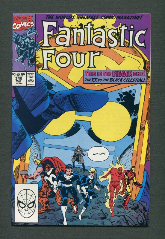 Fantastic Four #340  / 9.4 NM  /  May 1990