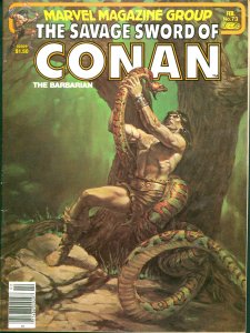 Savage Sword of Conan #73 Marvel Comics 1982 FN/VF