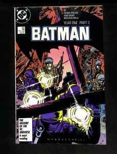Batman #406 Year One Part 3 Frank Miller!