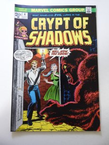 Crypt of Shadows #4 (1973) FN+ Condition MJ Insert intact see description