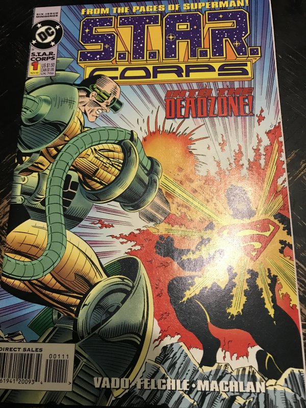 S.T.A.R. CORPS #1 : DC 1993 VF/NM; mini, Superman