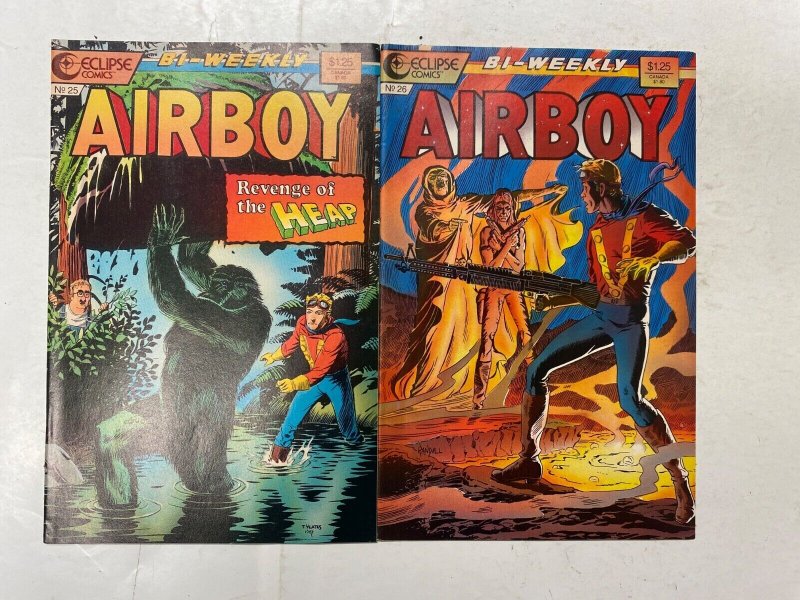5 Airboy ECLIPSE comic books #23 24 25 26 29 23 KM41