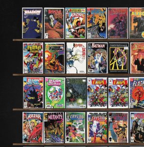 Huge Lot 150+ Comics with The Shadow, Guy Gardner, Marvel Universe & More!