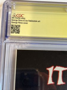 Infinity Gauntlet (1991) # 1 (CGC 9.8 SS WP)  Signed By Jim Starlin ! 