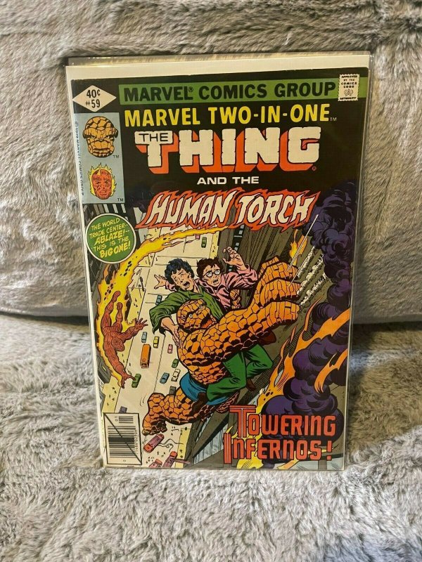 Lot of 3 Books Marvel Two-In-One 58 59 68 