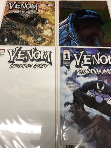 Venom Separation Anxiety (2024) Set Of 4 Comics # 1 (NM/Mint) Marvel Comics