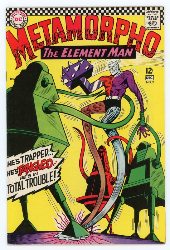 Metamorpho #9  Bob Haney Sal Trapani VF+