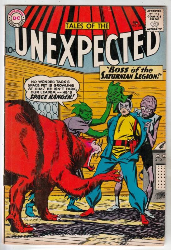 Tales of the Unexpected #58 (Feb-61) FN/VF+ High-Grade Space Ranger, Cyrl