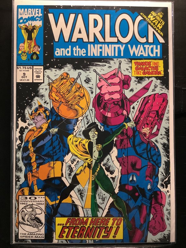 Warlock and the Infinity Watch #9 Direct Edition (1992)