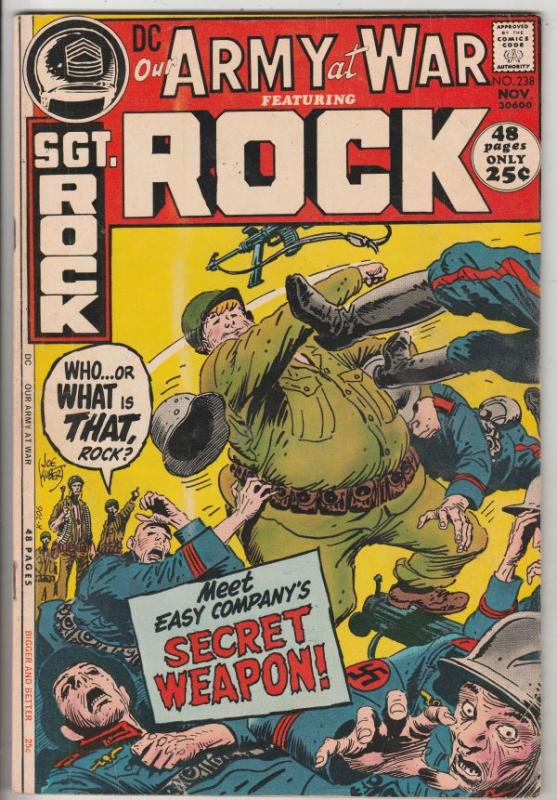 Our Army at War #238 (Nov-71) FN/VF Mid-High-Grade Easy Company, Sgt. Rock