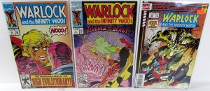 Warlock and Infinity Watch Lot 3 #3, 6, 24 1992 Marvel 9.0 VF/NM Comic Books