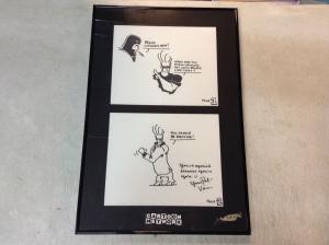 RARE Van Partible Johnny Bravo Original Artwork Cartoon Network One Of A Kind