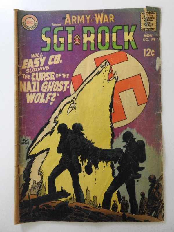 Our Army at War #199 (1968) GVG Condition