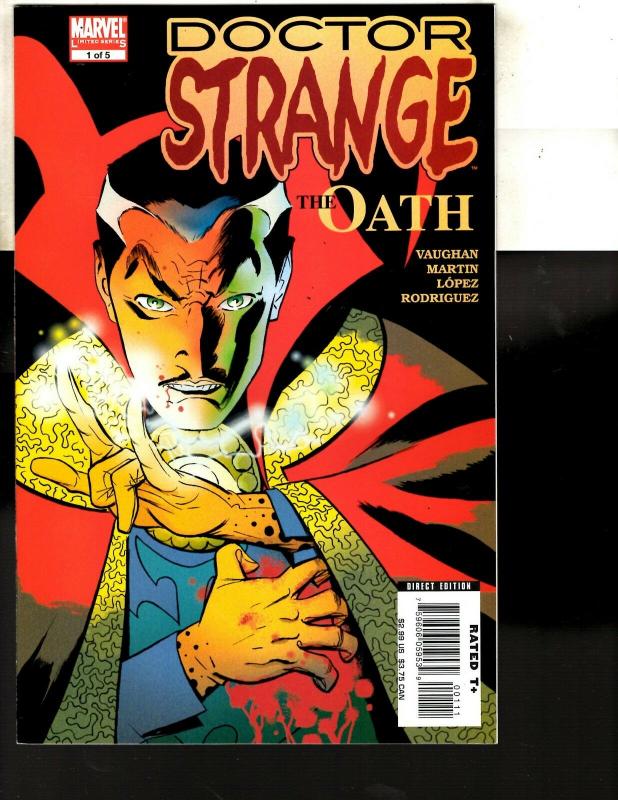 7 Marvel Comics Doctor Strange Oath 1 2 3 4 5 + X-Men Wizard + Avengers Inv. CJ3