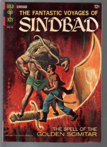 Fantastic Voyages of Sinbad #2 1962-painted cover-final issue-FN