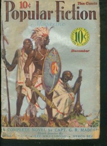 POPULAR FICTION MAGAZINE 1931 DEC HUGH B CAVE PULP RARE G