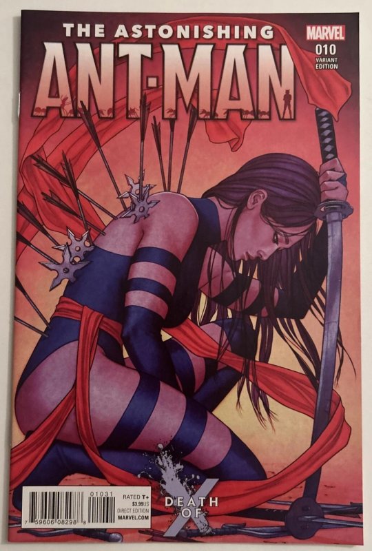 (2016) The Astonishing Ant-Man #10 Jenny Frison PSYLOCKE Variant Cover! RARE!