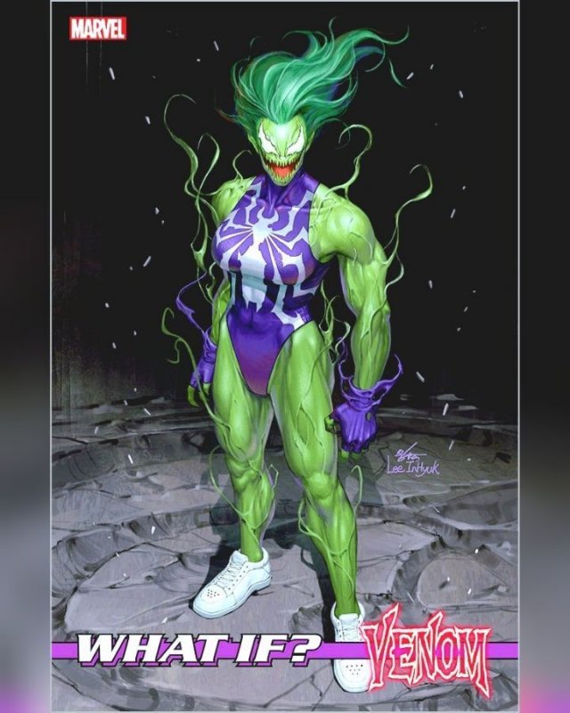 WHAT IF VENOM #1 WoW~KEY! 1st She-Hulk Venomized [Ratio 1:25] Avengers Hulk MCU