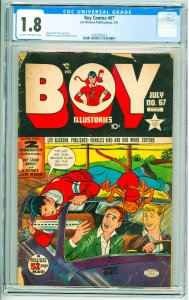 Boy Comics #67 (1951) CGC 1.8