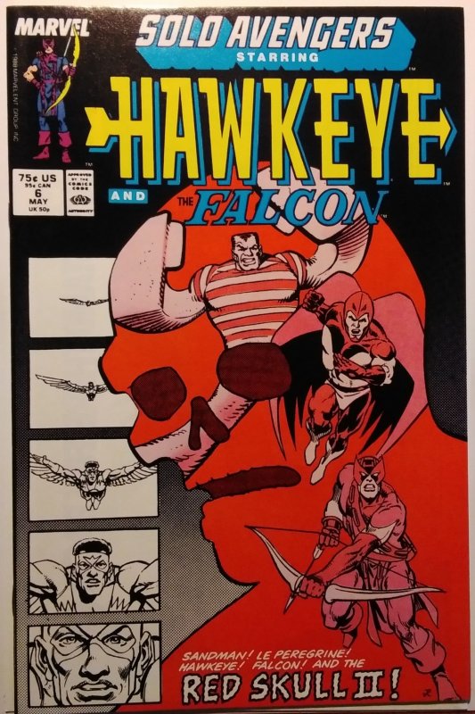 Solo Avengers #6 Hawkeye Falcon