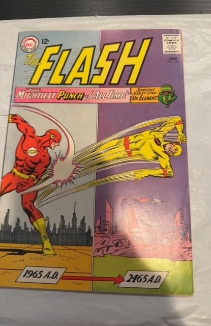 The Flash #153 (1965) The mightiest punch 3rd revers flash