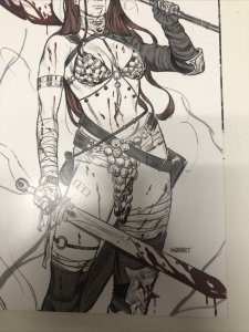 Red Sonja Black White Red # 5 Variant (NM) Dynamite Entertainment • Jacob Edgar