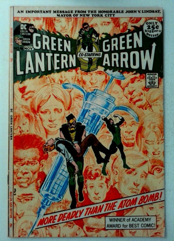 Green Lantern #86 DC 1971 VG+ Neal Adams Art Key Classic story Comic Book