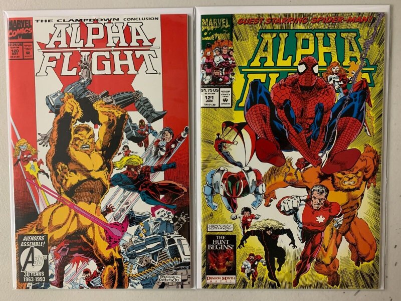 Alpha Flight comics lot #54-121 26 diff avg 6.0 (1988-93)