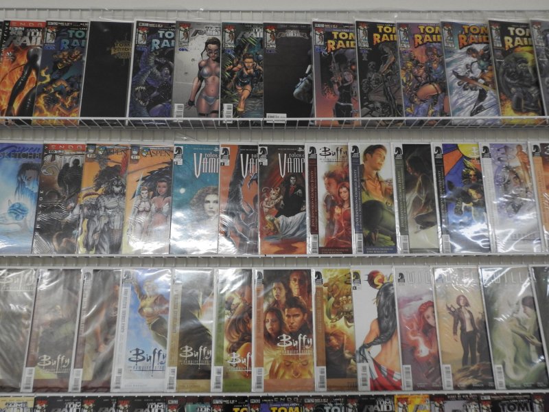 Huge Lot 190+ Comics W/ Buffy the Vampire Slayer, Tomb Raider, +More! Avg VF !
