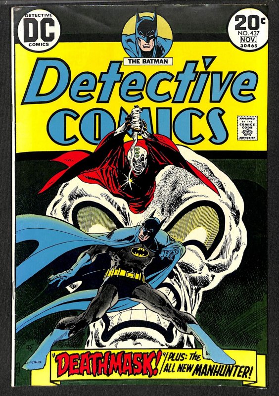 Detective Comics #437 VF 8.0 Batman! New Manhunter!