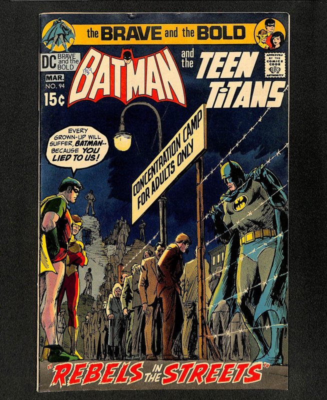 Brave And The Bold #94 Batman Teen Titans!  Full Runs & Sets, DC Comics,  Batman, Superhero / HipComic