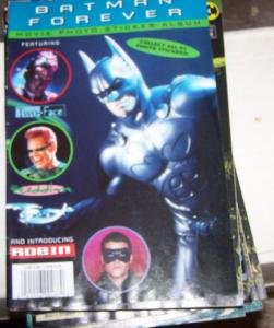 Batman forever Movie photo sticker book+ two face riddler robin