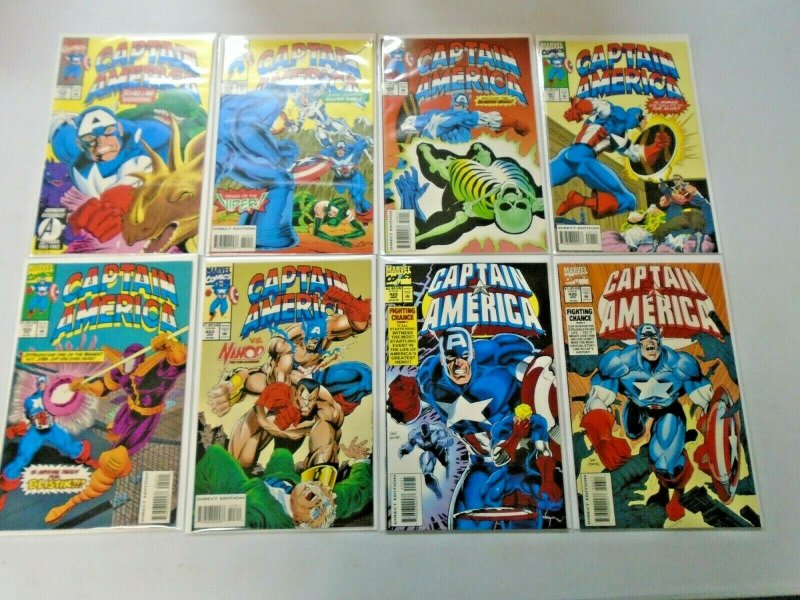 Captain America Comic Lot From #400-454 (Last Issue) 42 Diff 8.0 VF (1992-1996)