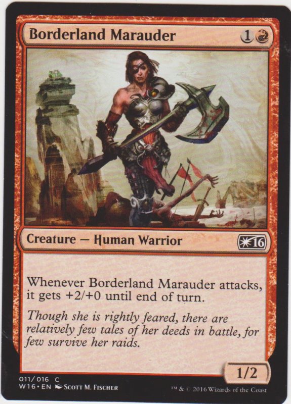 Magic the Gathering: Welcome Deck 2016 - Borderland Marauder