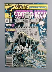 Web of Spider-Man #32 VF/NM Kraven's Last Hunt Part 4 NEWSSTAND Marvel 1987