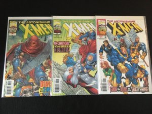 THE ASTONISHING X-MEN #1, 2, 3 Complete Mini-Series, VFNM Condition