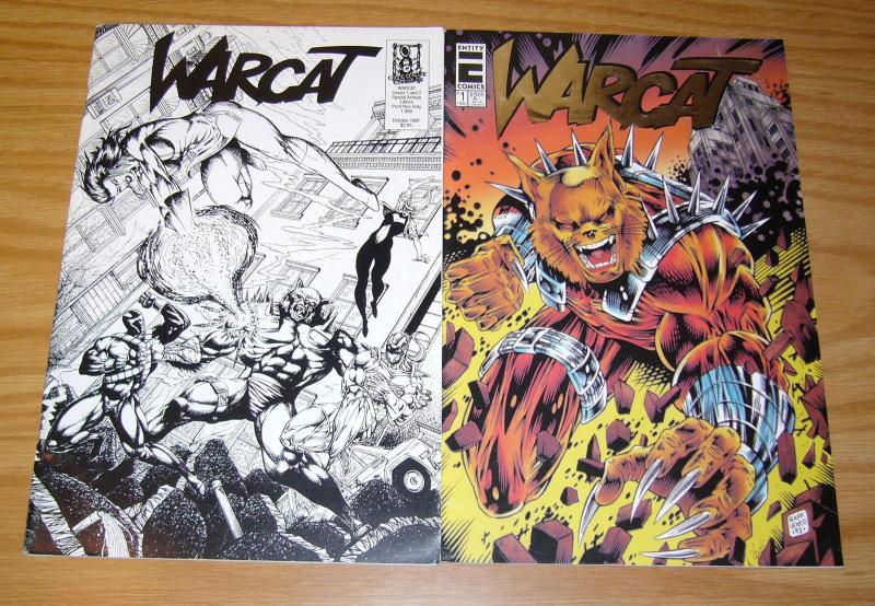 Warcat #1 VF- one-shot + issues 1/2 special ashcan edition (limited to 1000)