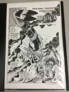 Hannibal King Original Comic Art Complete 23 Page Story Nightvision #4 