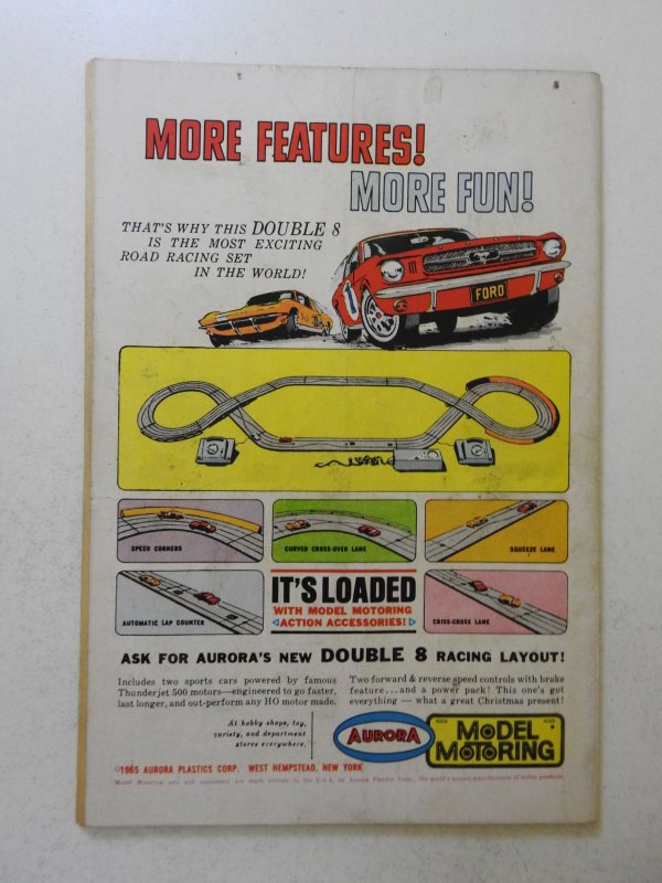 Strange Adventures #184 (1966) VG- Condition centerfold detached top staple