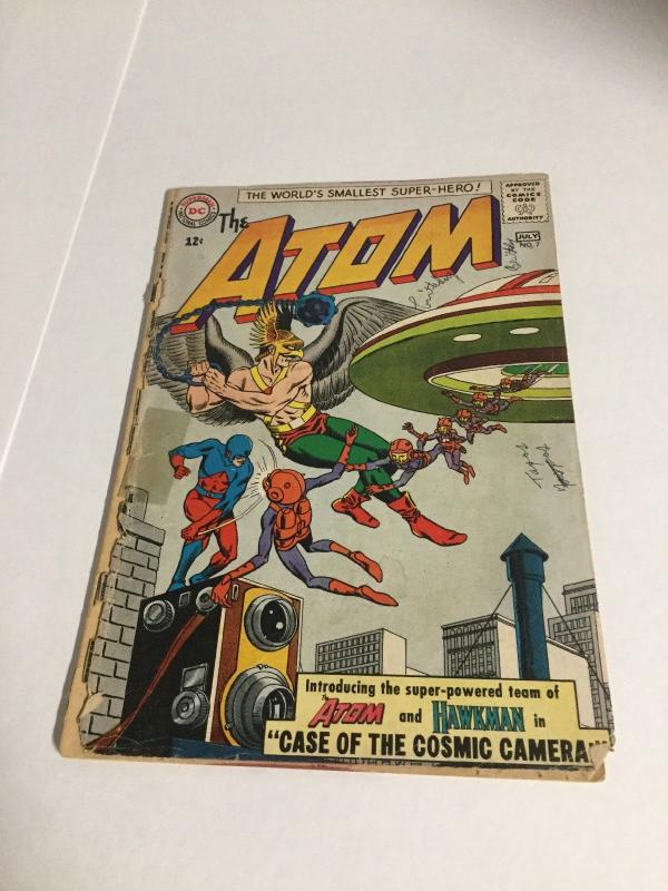 Atom 7 Front Cover Detached No Back Cover DC Comics Silver Age