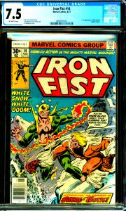 Iron Fist #14 CGC Graded 7.5 1st Sabretooth