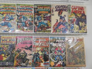 Lot of 47 Low Grade Reader Comics W/ Captain America, Captain Marvel, +More!