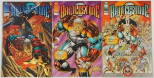 Battlestone #1-2 VF/NM complete series + variant - Brigade spinoff ; Image