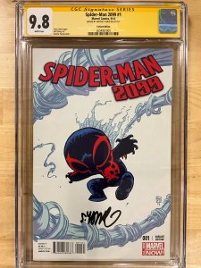 Spider-Man 2099 #1 Young Cover (2014) CGCSS 9.8 Signed by Skottie Young