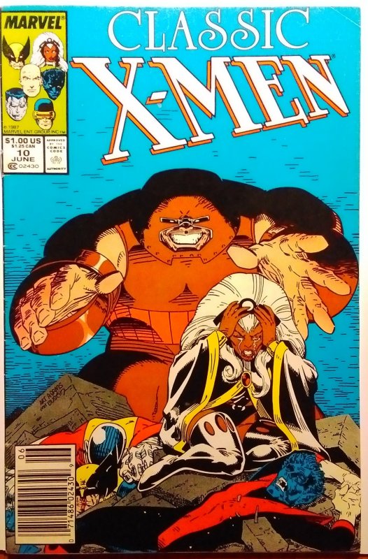 Classic X-Men #10 Newsstand Edition (1987)