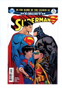 Superman #10  (2016) 1st appearance of the Super Sons