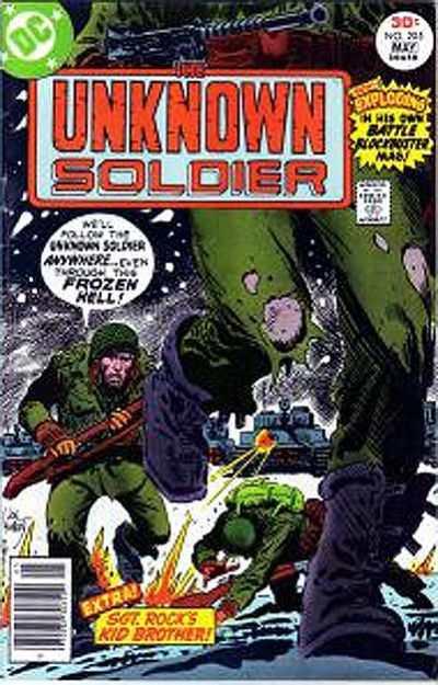 Unknown Soldier (1977 series) #205, VF- (Stock photo)